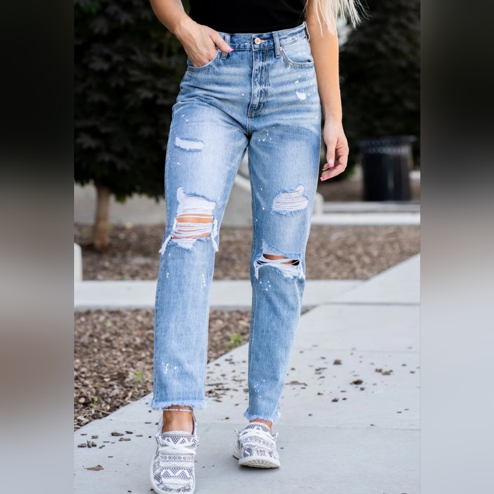 EUC Kancan Oceane High Rise Slim Straight Jeans sz 9/28